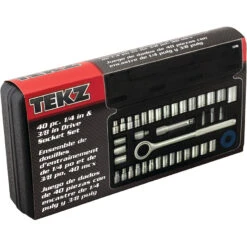 40 Piece 1/4" & 3/8" Socket Set