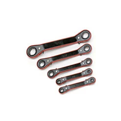 5 Piece Metric Offset Ratchet Box Wrench Set